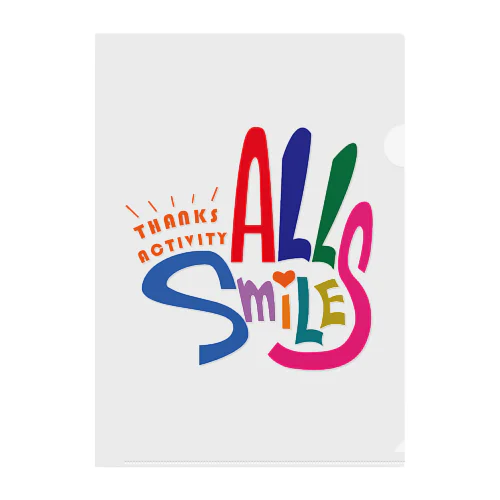 ALL Smiles Clear File Folder