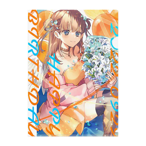 マーレの誕生日限定デザイングッズ(2022 HPB) Clear File Folder