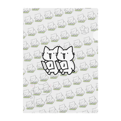 音楽室のねこ うたう Clear File Folder