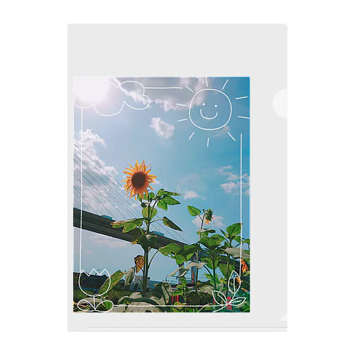 『太陽🌞と北風』 Clear File Folder