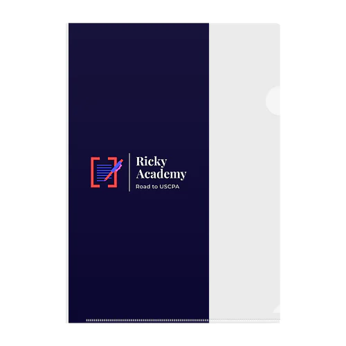 Ricky Academy custom-made goods vol.1_stationery Clear File Folder