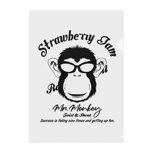 MR.MONKEY Clear File Folder