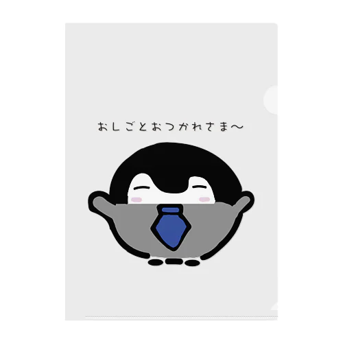 ペンギン Clear File Folder