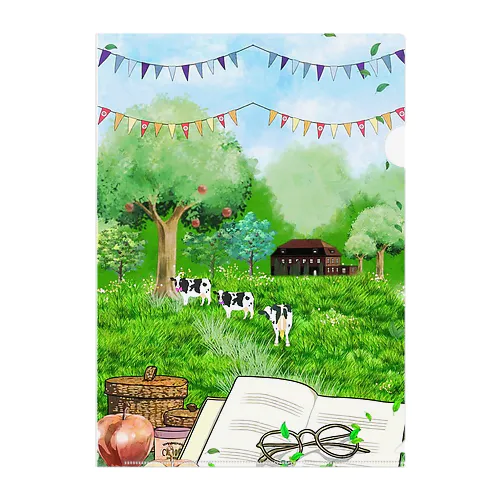 モ〜モ〜🐮 Clear File Folder