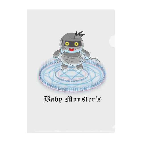 Baby　Monster’ｓ「ミイラ君」 Clear File Folder