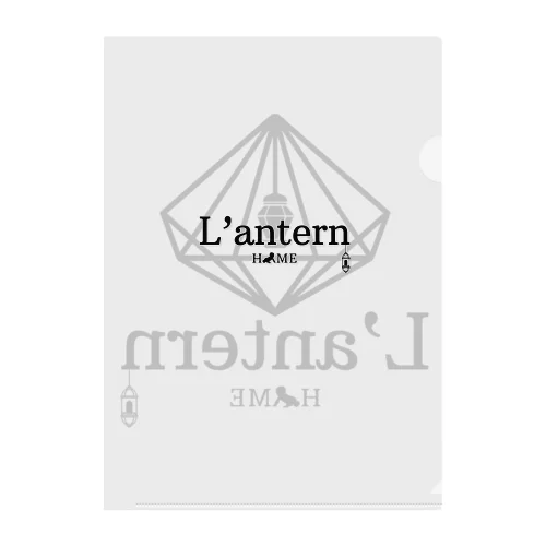 L'anternHOME-squarelogo クリアファイル