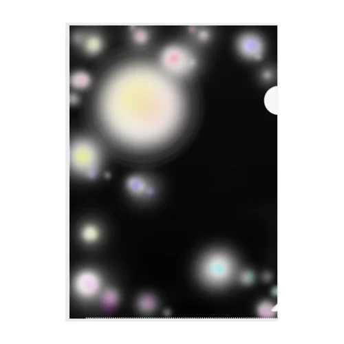 光の粒子たちの遊び Clear File Folder