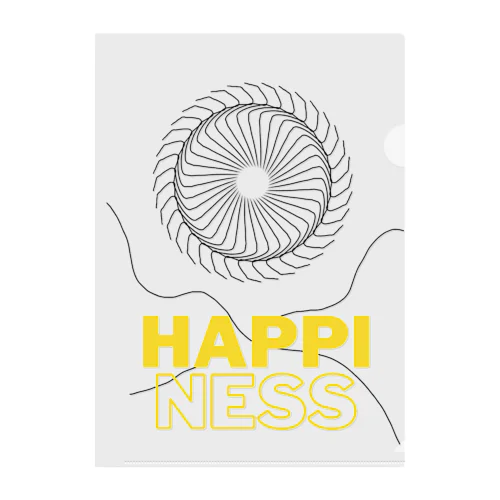 Happiness Clear File Folder