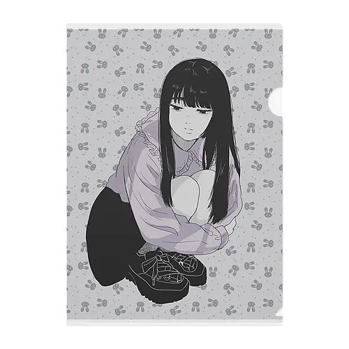 地雷女子ちゃん Clear File Folder