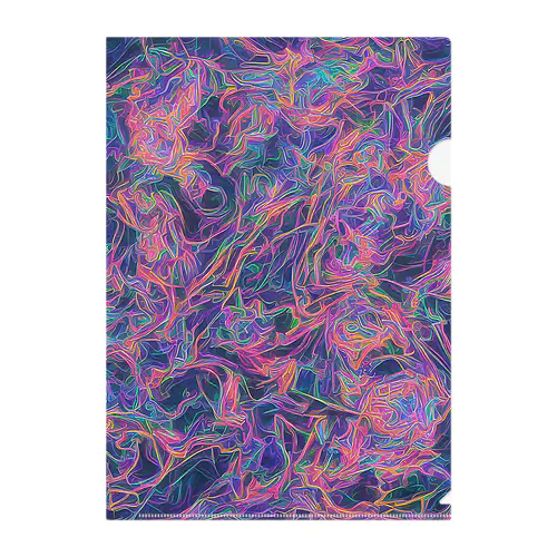 pattern of electricity Clear File Folder