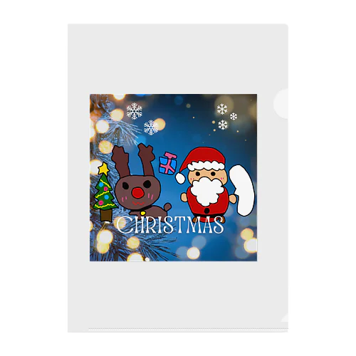 Merry Christmas🎅🏻🍒 Clear File Folder