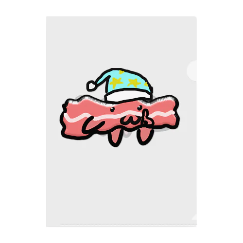 伝説のべーこん Clear File Folder