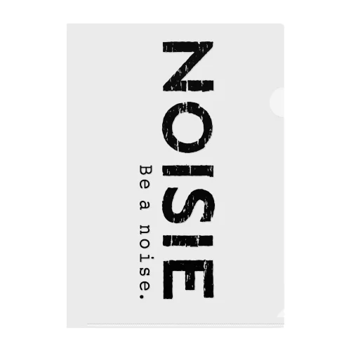 『NOISIE』BLACK（縦）ロゴシリーズ Clear File Folder