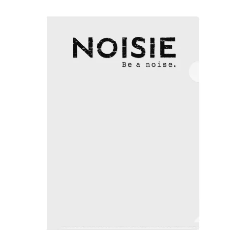 『NOISIE』BLACKロゴシリーズ Clear File Folder