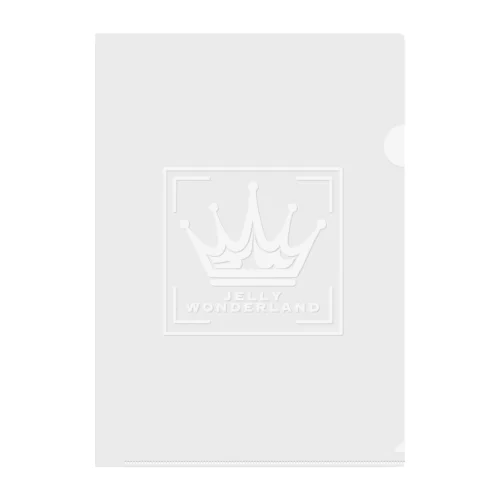 ロゴ【ホワイト】 Clear File Folder