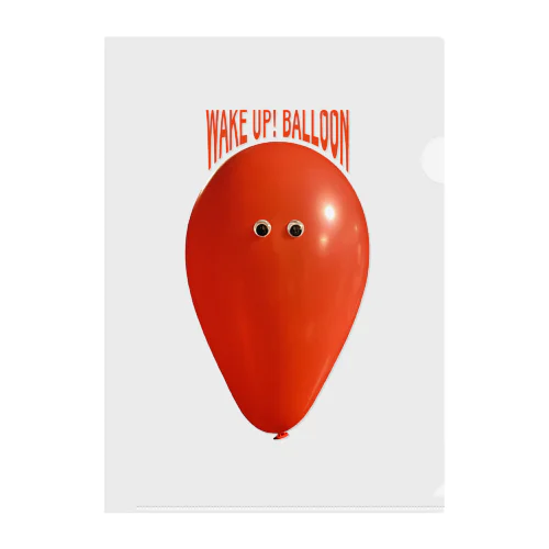 RedBalloon Clear File Folder