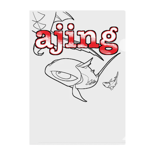 aging red Clear File Folder
