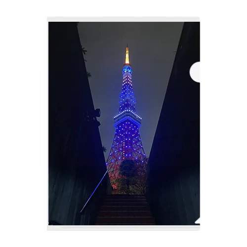 TOKYO BLUE TOWER クリアファイル