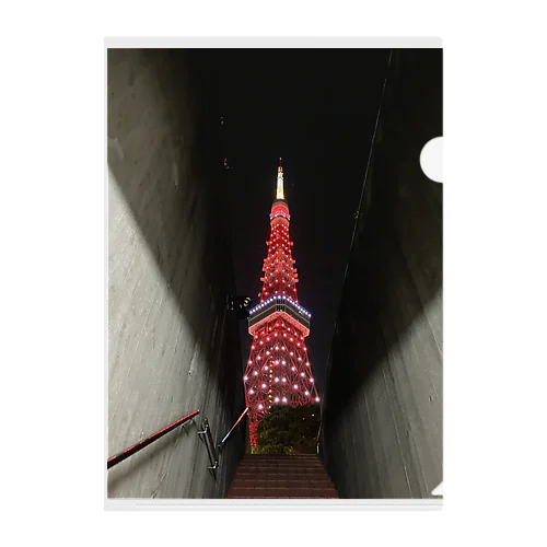 TOKYO RED TOWER クリアファイル