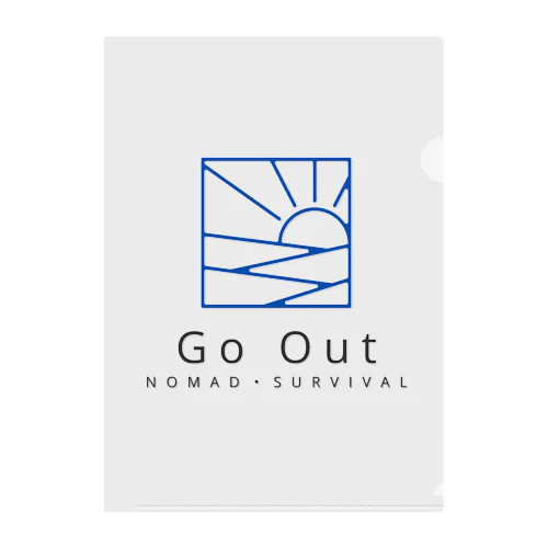 GoOut | NOMAD・SURVIVAL Clear File Folder