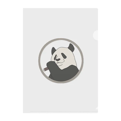 PANDA Clear File Folder