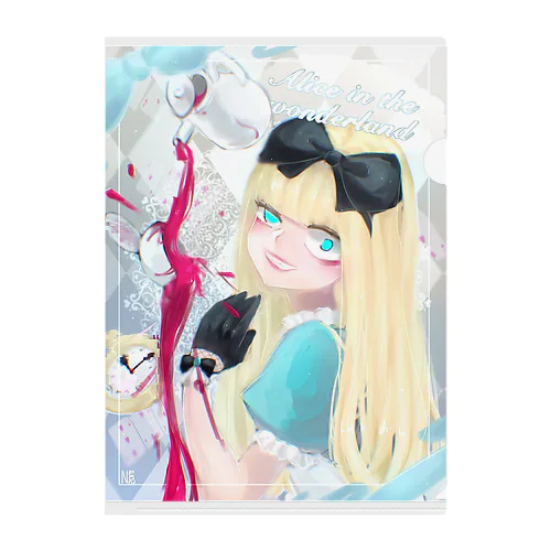 アリスちゃん Clear File Folder