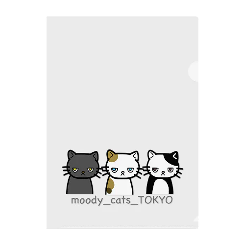 moody_cats_TOKYO クリアファイル