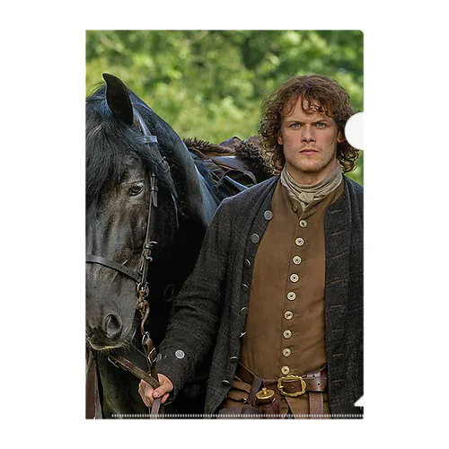 sam heughan scottish actor クリアファイル