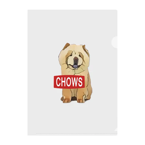 【CHOWS】チャウス Clear File Folder