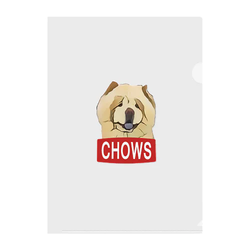 【CHOWS】チャウス クリアファイル