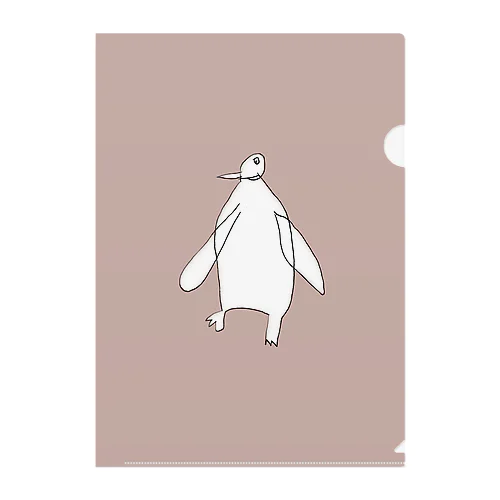 PENGUIN Clear File Folder