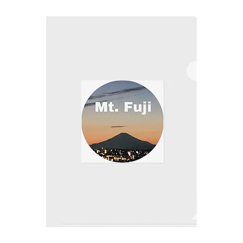 Mt.Fuji Clear File Folder