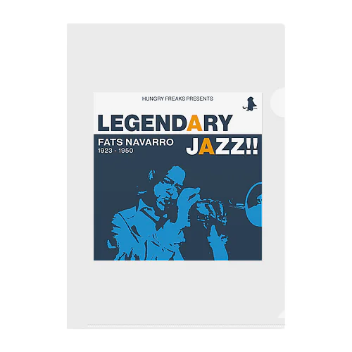 フェイク・アルバム・ジャケット:LEGENDARY JAZZ!! ~ Fats Navarro クリアファイル