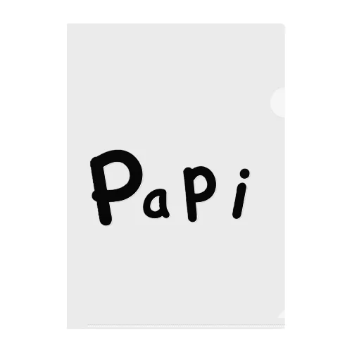 Papi(パピ) Clear File Folder