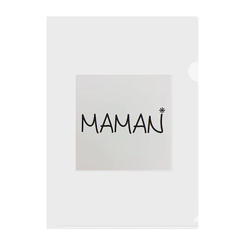 MAMAN goods クリアファイル