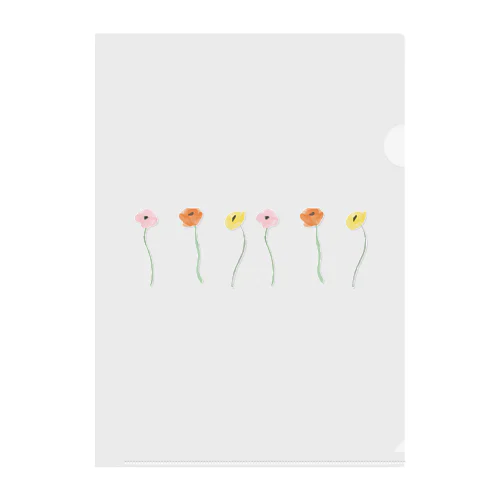 spring flowers 2 Clear File Folder