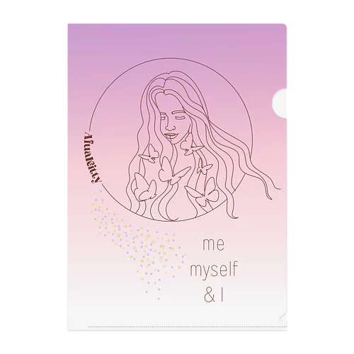 ❥アフアの秘密タロット【クリアファイル】me myself & I  (PK)  Clear File Folder