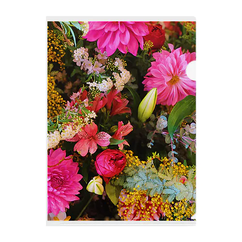 flower power Clear File Folder