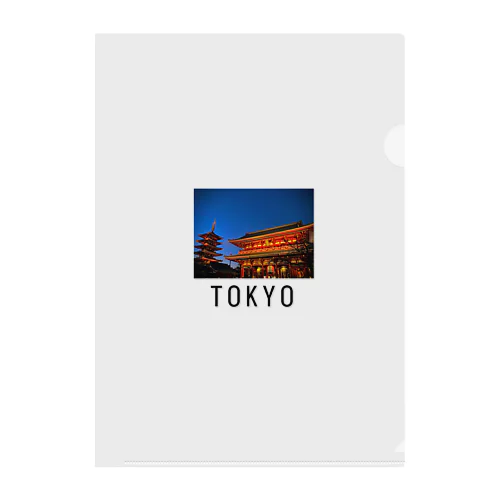 TOKYO Clear File Folder