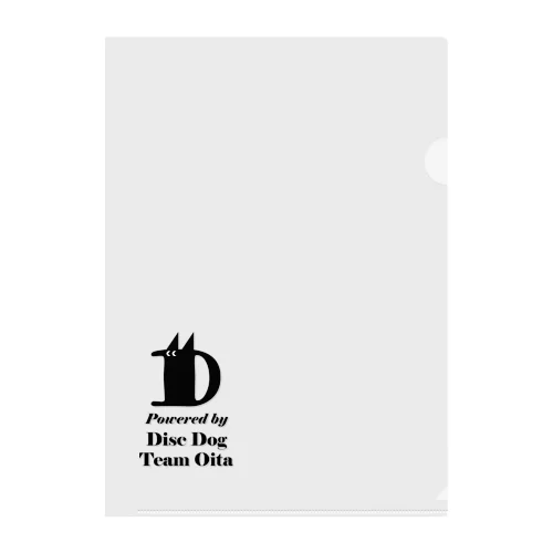 DDTO-BK Clear File Folder