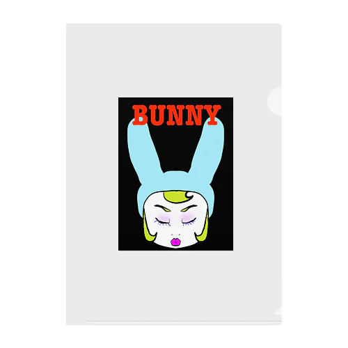 Bunny girl Clear File Folder