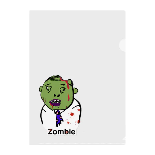 Zombie サラリーマン クリアファイル