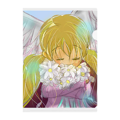 花の天使 Clear File Folder