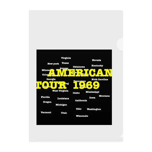 AMERICAN TOUR Clear File Folder