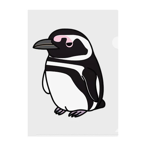 墨田区にやって来てしまったマゼランペンギン クリアファイル