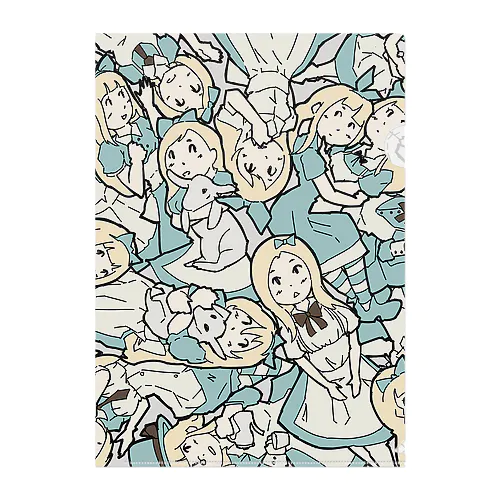 密集アリス Clear File Folder