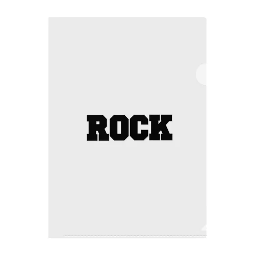 ROCK ロック　69 Clear File Folder