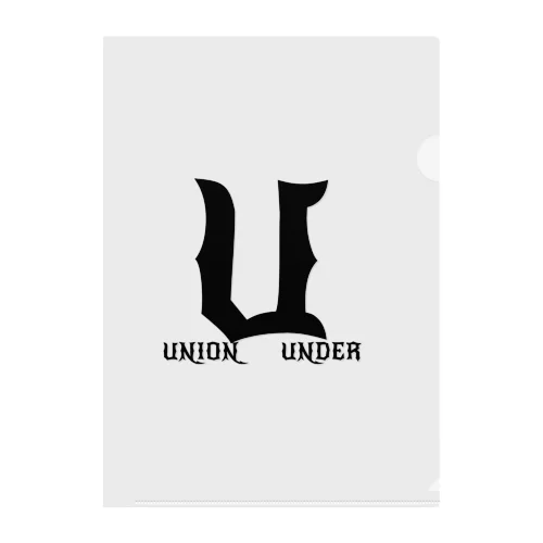 UNION　UNDER社公認グッズ Clear File Folder