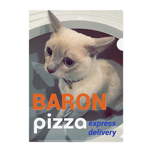 BARON pizza/100 Clear File Folder