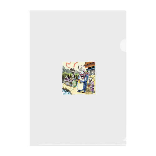 Miyoshi Lovers -Yokai Sake Festival 01- Clear File Folder